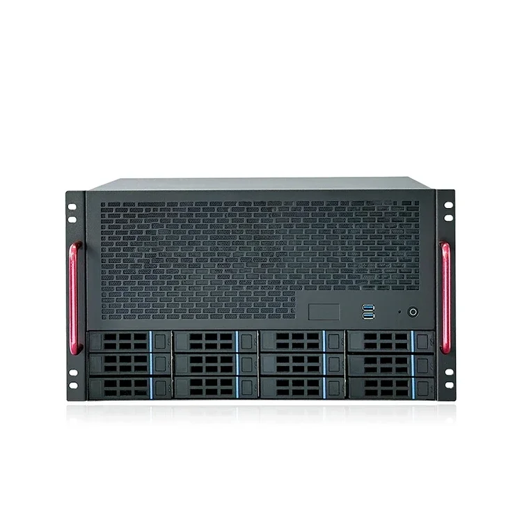 Best Selling 12 Bays nas  case rack-mount Computer server chassis for Storage Server Case Home PC Private cloud Data backup