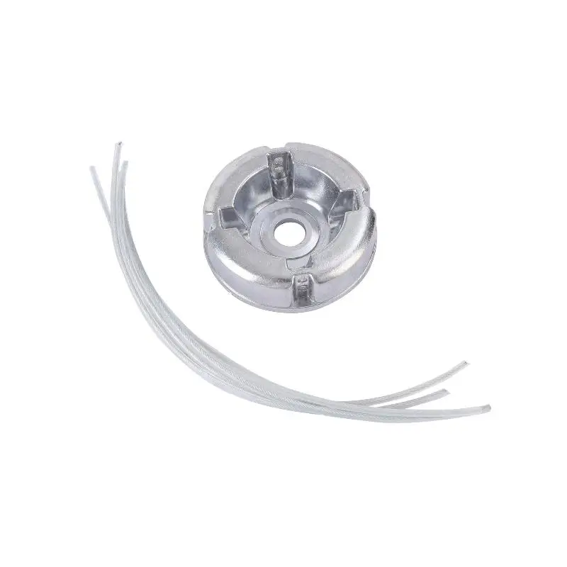 

1Pcs Wire Rope Weed Head Accessories 15mm Aluminum Trimmer Head Through Hole Fit String Trimmer Replacement Head