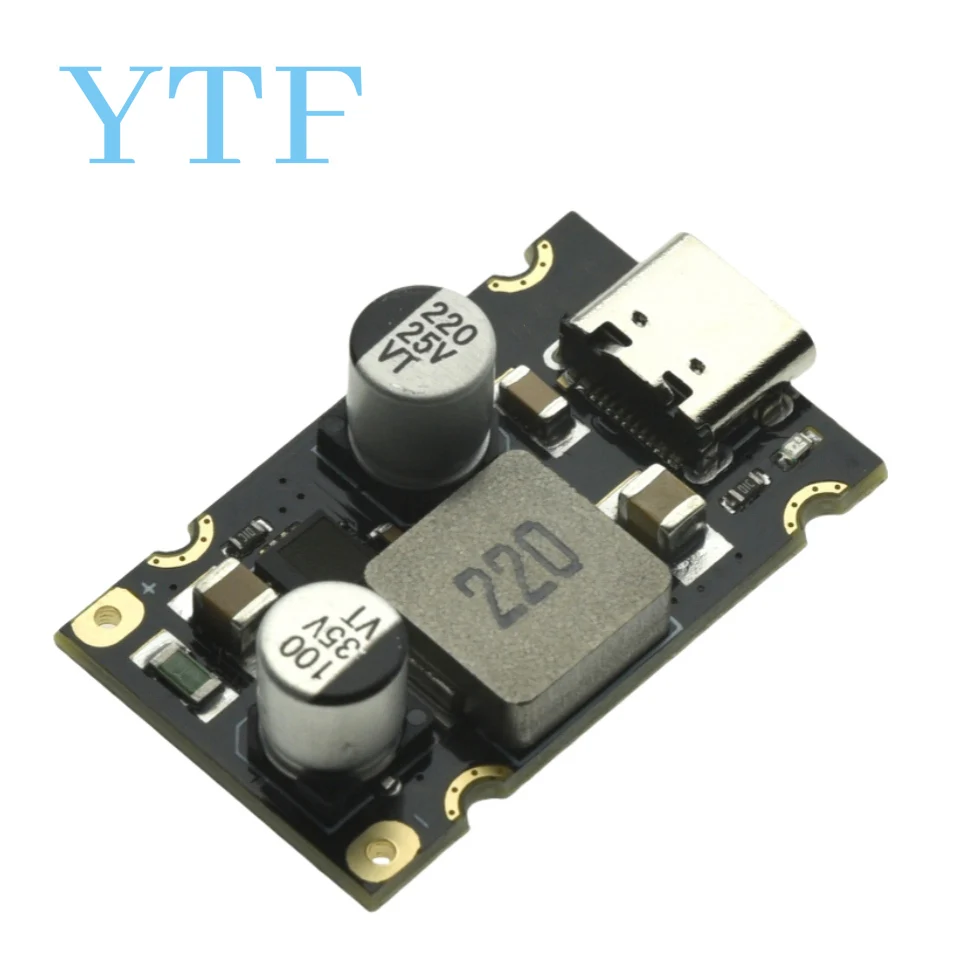 Módulo de carga rápida PD65W, módulo de carga rápida tipo-c DC8-32V interface 3.25A PD3.1 PPS carga rápida QC3.0 SCP