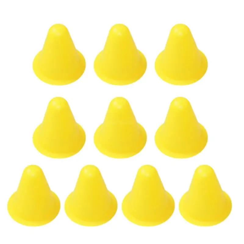 10 Pcs Roller Skating Cones Training Marker Small Cones Mini Cones for Kids Games Indoor and Outdoor Sport GXMF