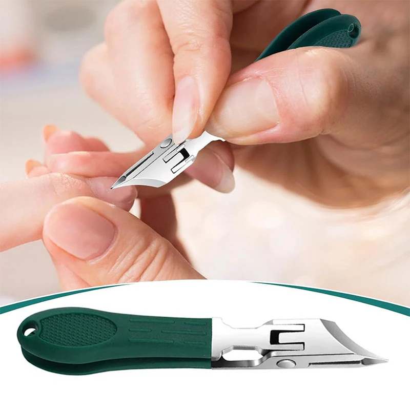 

1Pc High-end Slant Nail Clippers Eagle Beak Stainless Steel Nails Trimmers Thick & Hard Fingernail Pedicure Tool for Household