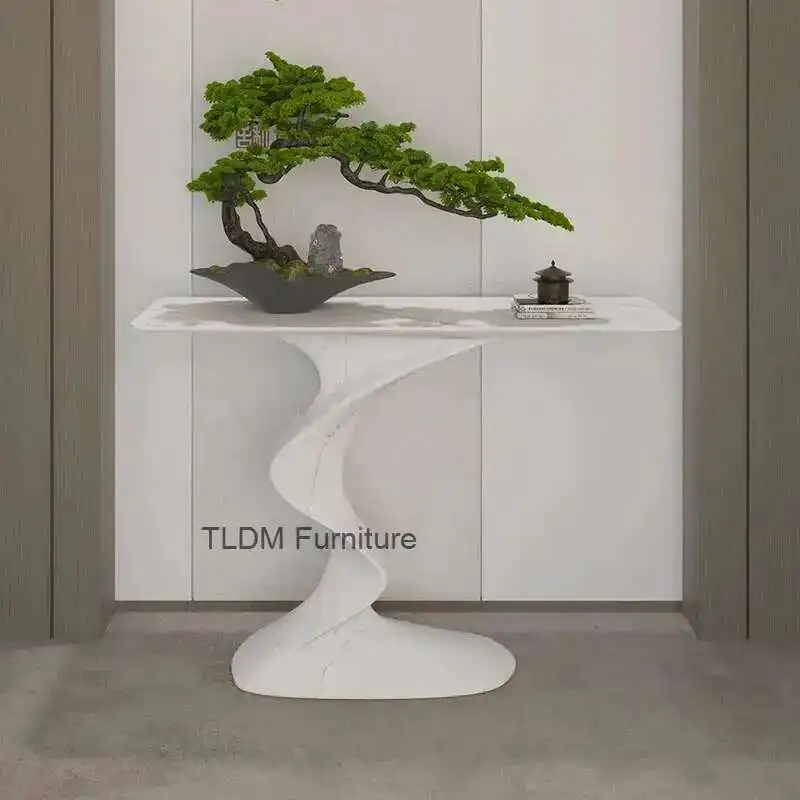 

Modern Unique Corner Table Luxury Hallway Vintage Entryway Corner Table Nordic Salon Mesa Para Sala Living Room Furniture