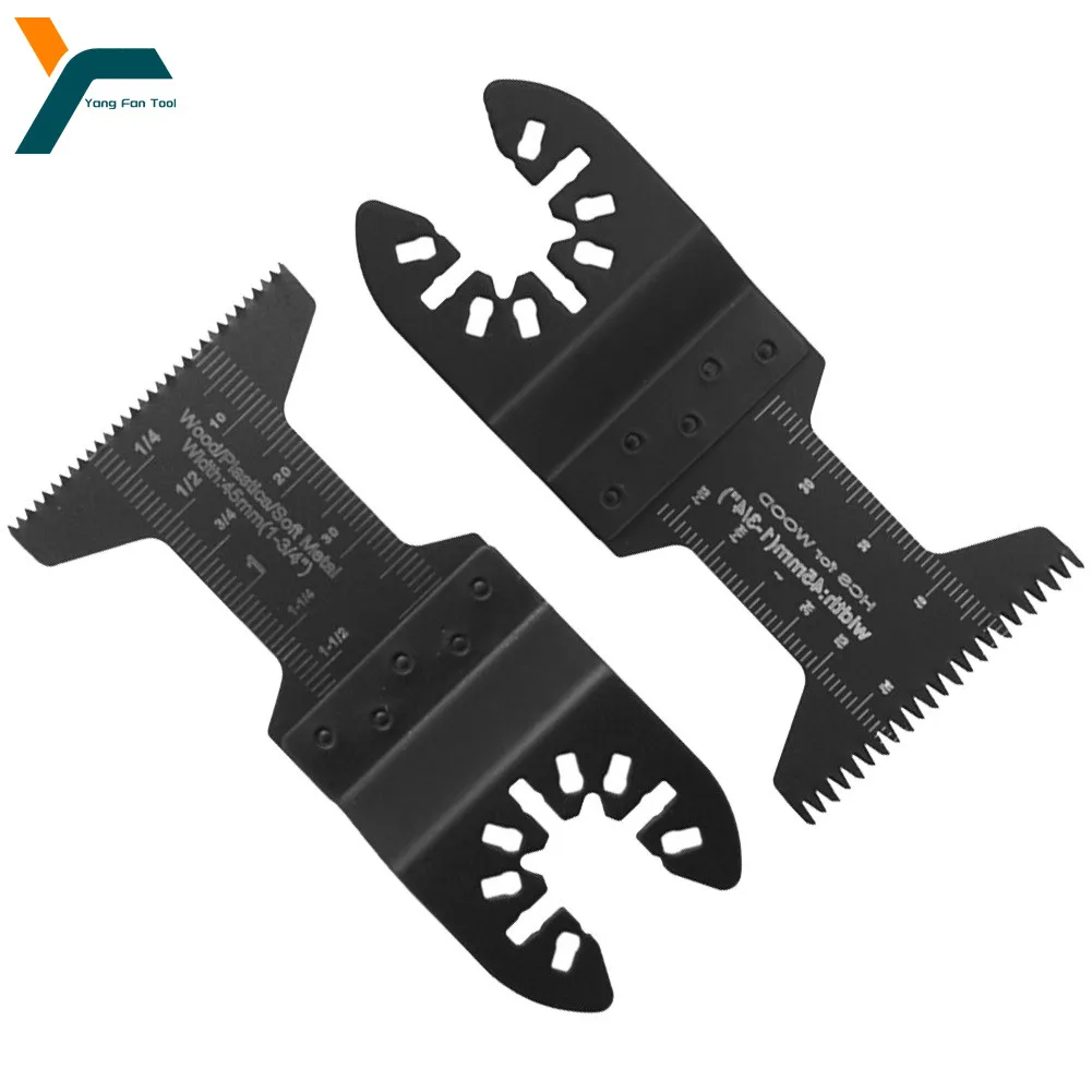 1/2Pcs Oscillating Multitool Blade Quick Release Saw Blade  Fine Coarse Tooth For Bosch Fein Multimaster Einhell Erbauer Makita