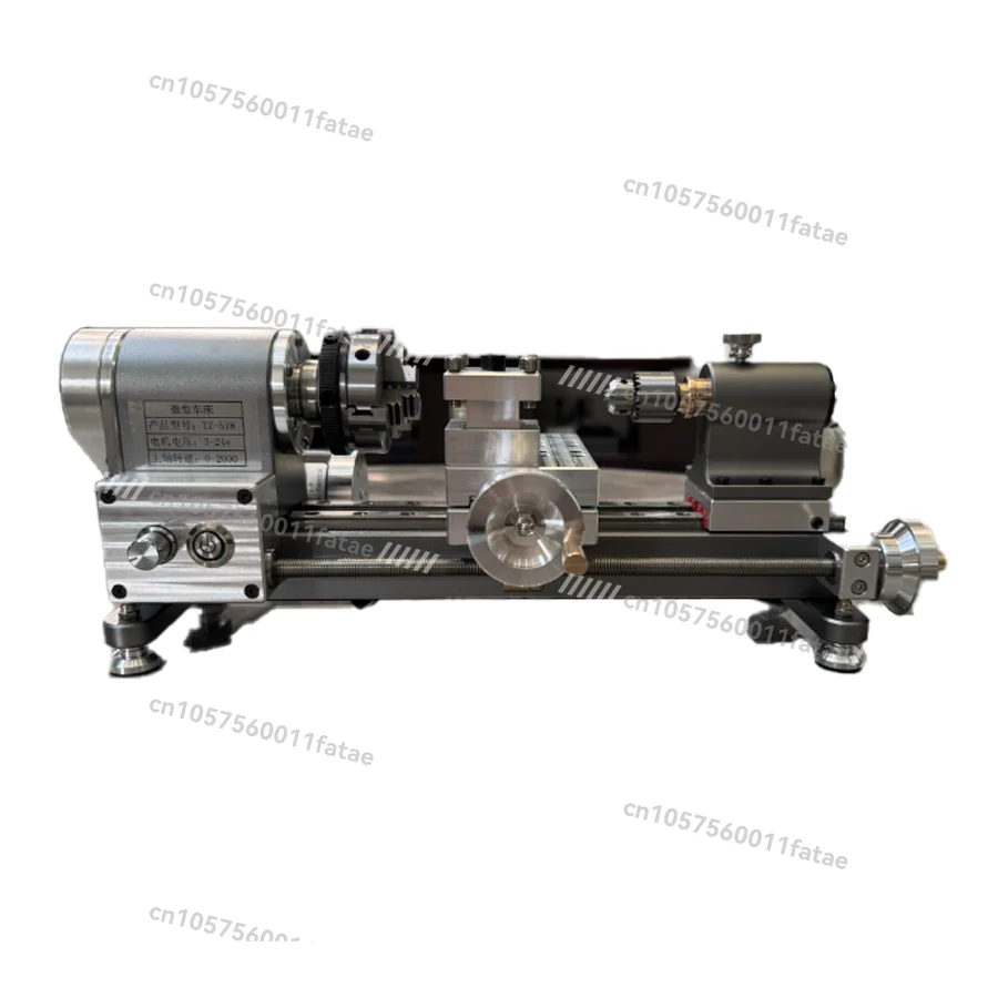 

Mini Lathe Metal Bench Top Precision DIY Miniature Lathe， for Watchmaking Model Craft Woodworking Hobby Desktop