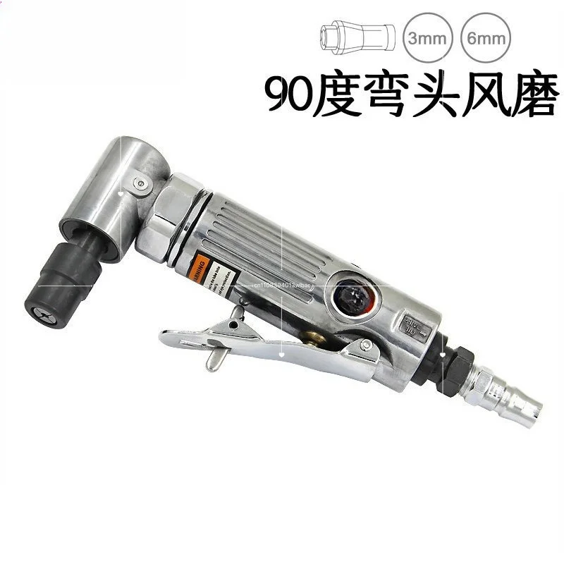 Suitable for Grinding Machine Grinder Mini, Elbow AirMill Right Angle Small StraightMill Grinding Head 90 Degree Pneumatic