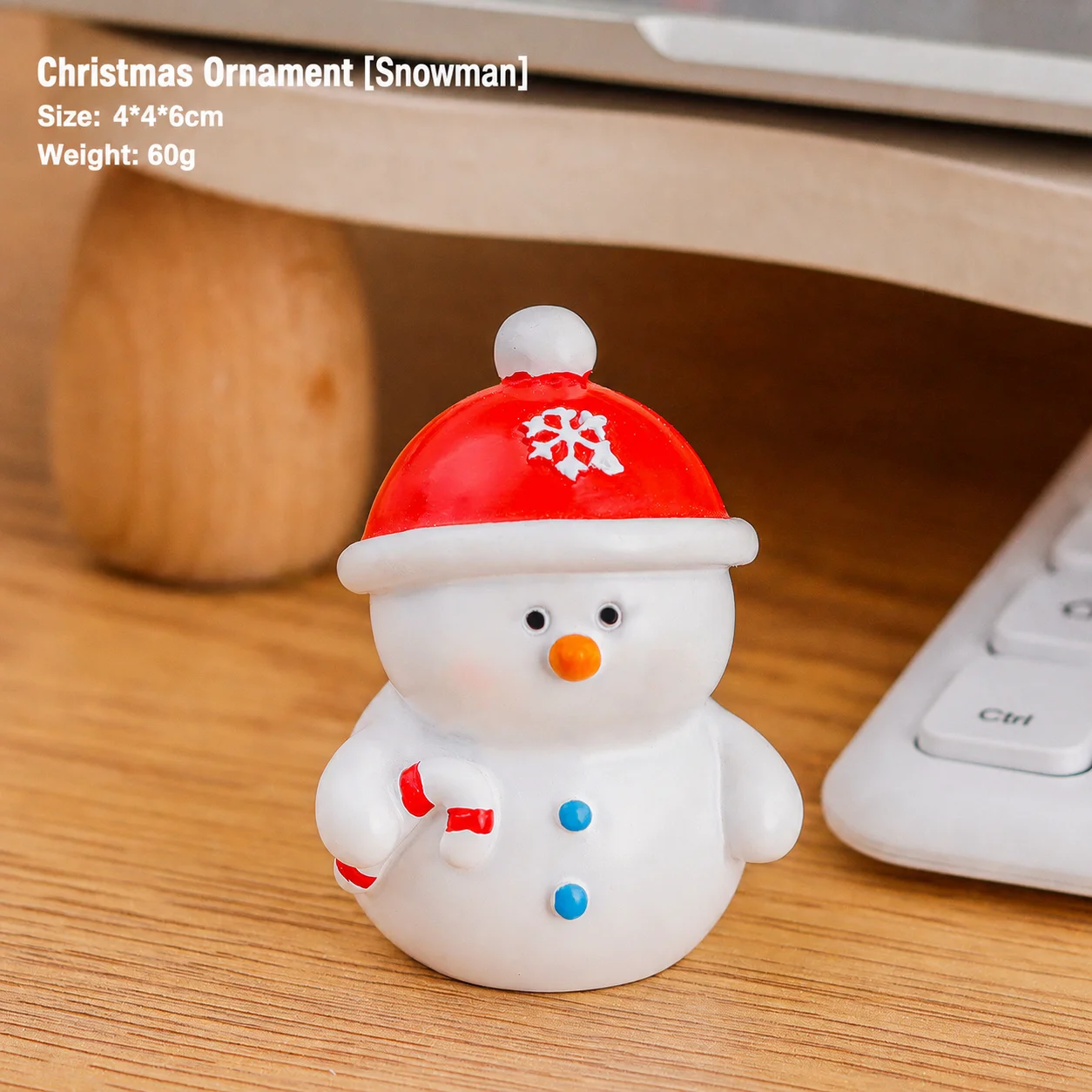 Santa Claus Figurine Classic Deer Figurine Resin Christmas Figurine Cartoon For Bookshelf Checkout Counter Holiday Gift