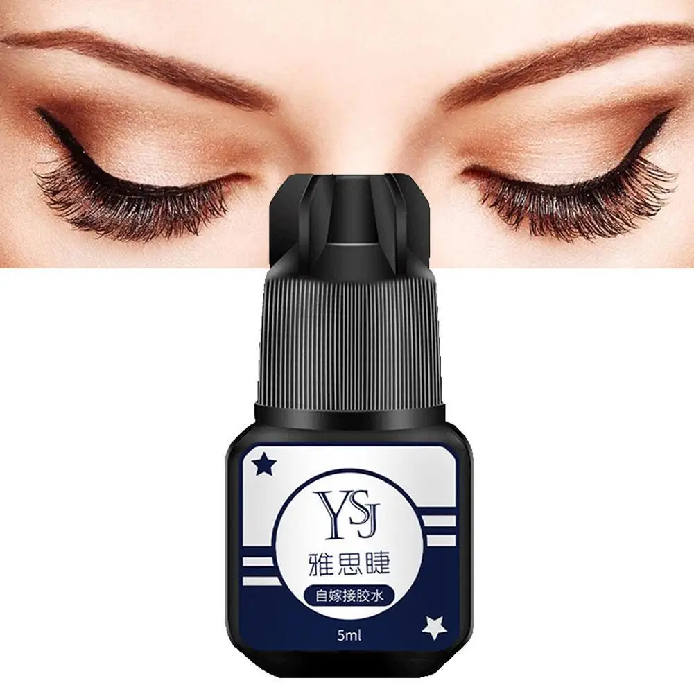 5ml Grafted Eyelashes Extension Glue Waterproof Long Lasting Firm Quickily Drying No-irritant Black Eyelash Glue Makeup Tools