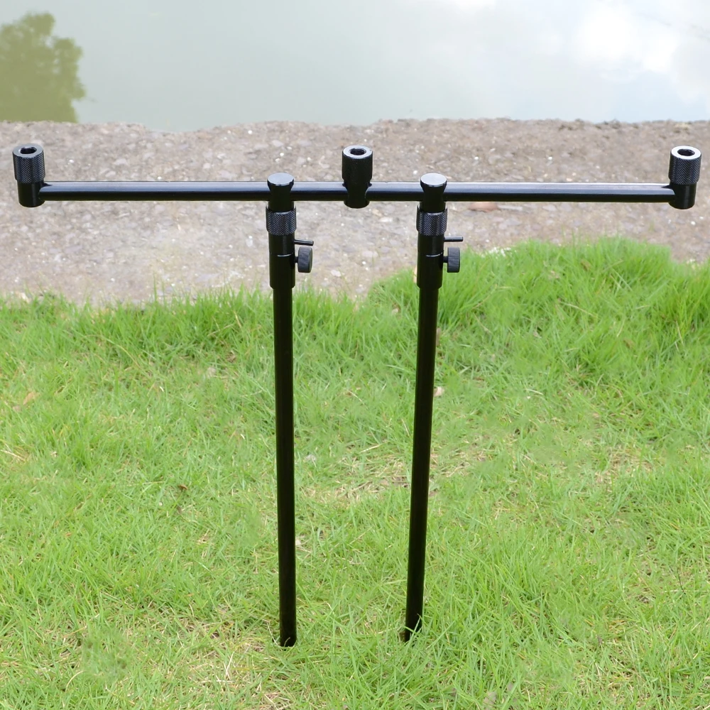 Hirisi Carp Fishing Rod Pod Bank Stick and Buzz Bar Fishing Rod Rest Head Fishing Accessories