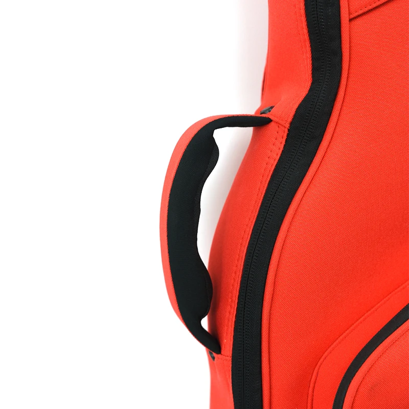 エレキギターバッグ肥厚落下防止バックパック 39 インチレッドギターポータブルギターバッグ