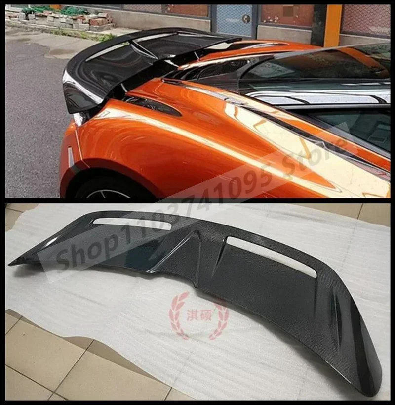 MSY Style Real Carbon Fiber Rear Wing Lip Diffuser Tail Trunk Spoiler For McLaren 720S 2017 2018 2019 2020 2021