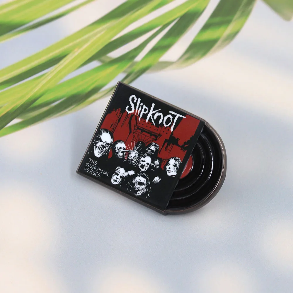 Vinyl-Schallplatten-Emaille-Pins Musikalbum-Brosche Kollektion MF-DOOM Metall-Abzeichen Hip-Hop-Rock-Band Anstecknadel Fanschmuck Geschenk – Detail 20