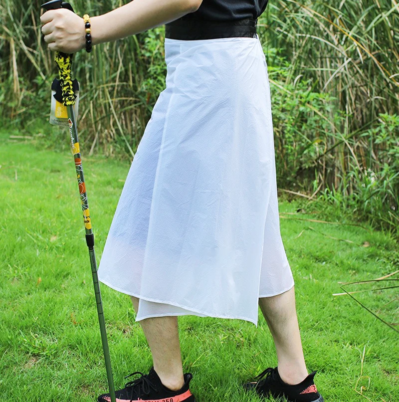 

Outdoor Ultralight Thin Rain Skirt Waterproof Kilt Rain Pant Packable Windbreak Kilt Skirt Outdoor Sports Rain Skirt Half Poncho