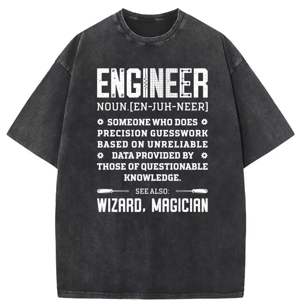 

Vintage Printed Engineer Definition Tshirts Dictionary Term Casual Retro Sweatshirts Christmas Day New Tee Shirt For Men