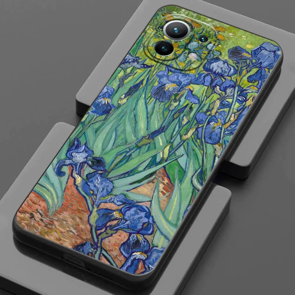 Starry Sky Van Gogh Painting Sunflower Cases For Xiaomi 11 Lite 5G NE 11T 12 12T 13T Pro Poco X3 NFC F3 M3 M4 F5 Pro Back Cover