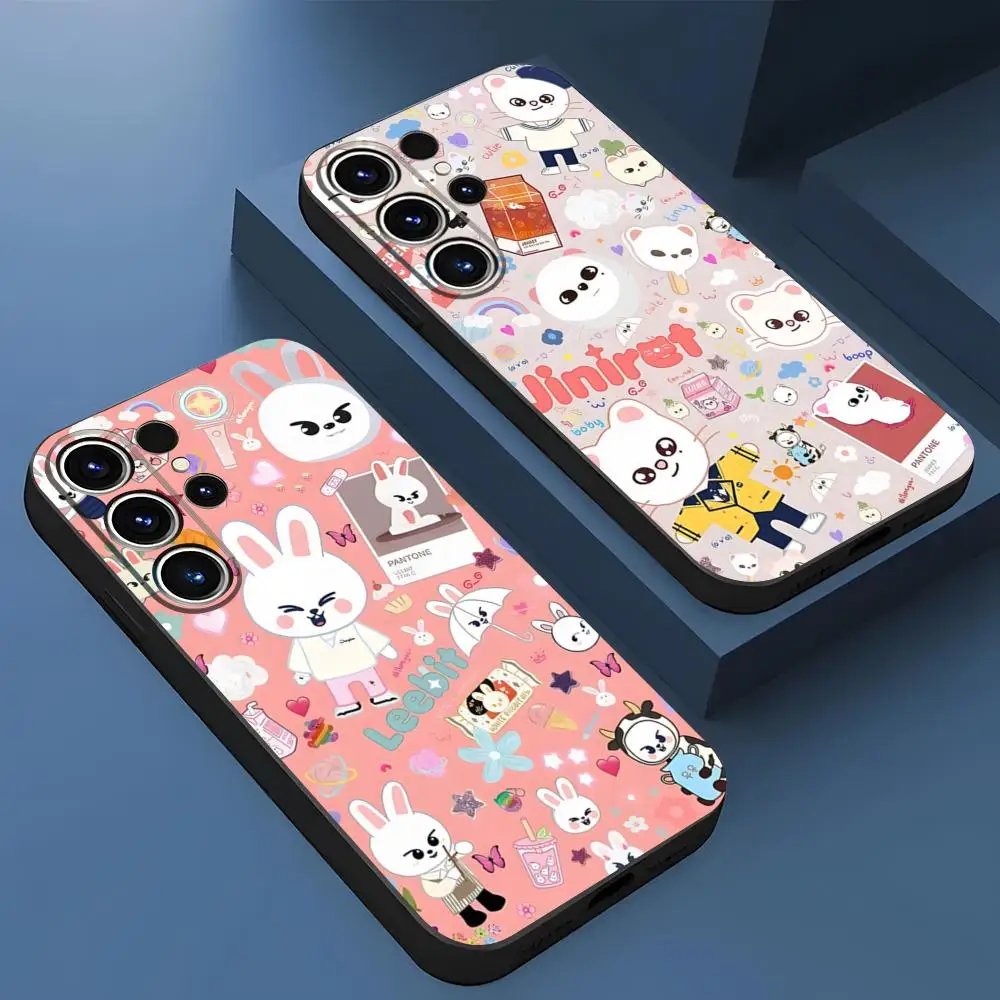 S-Strays K-POP Kpop Kid Phone Case For S23 Samsung S24 Ultra S25 S22 S20 Fe S21 Plus A16 A54 A34 A24 A53 A14 Cover