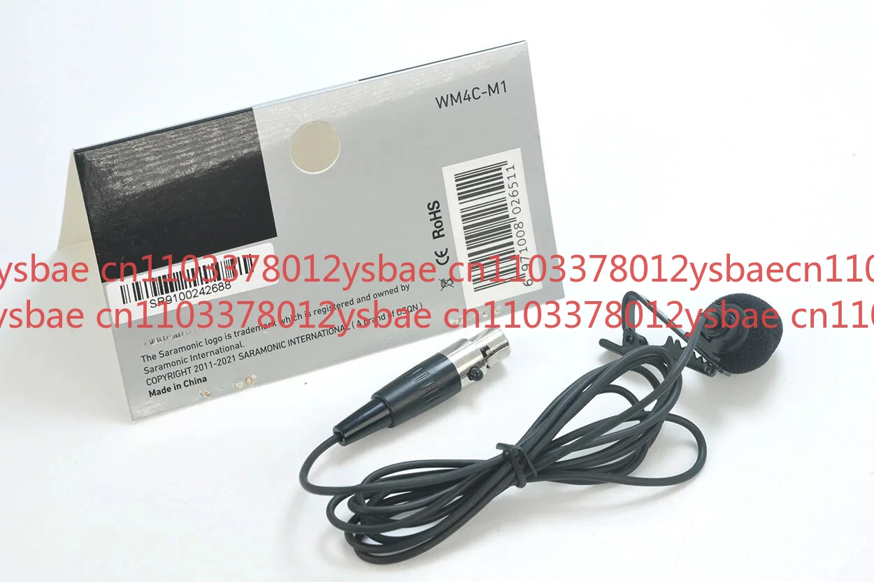 FOR Saramonic SR-WM4C-M1 12V Mini XLR SR-WM4C Omnidirectional collar clip microphone