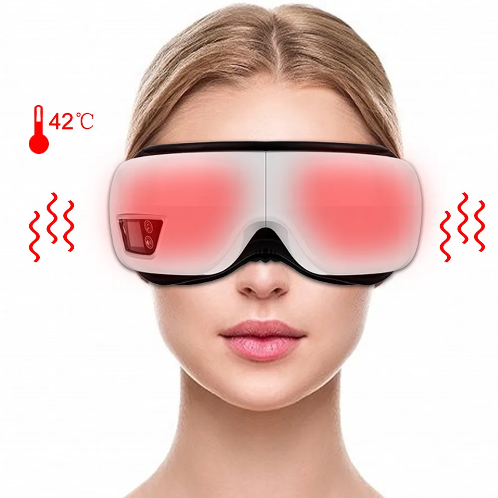 

6D Smart Airbag Vibration Eye Massager Pressotherapy Eye Care Instrumen Heating Bluetooth Music Relieve Fatigue And Dark Circles