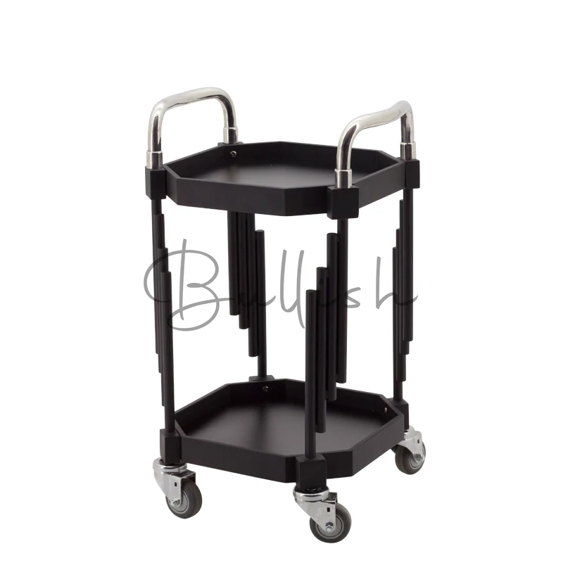 Hotel Mobile Deluxe Multifunctional Wine Service Vehicle Dining Table Side Dish Car Hot Pot Delivery Vehicle