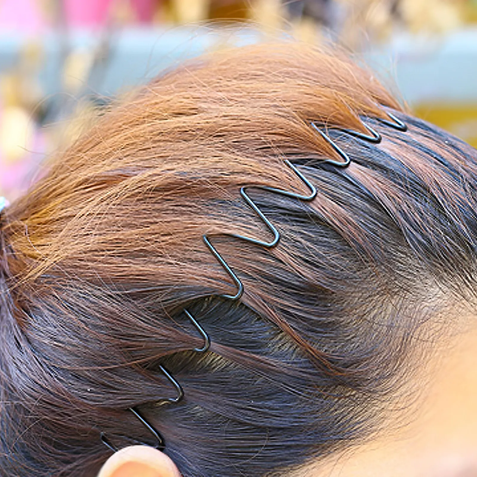 

5Pcs Anti-Slip Hair Band Slicked Back Headband Elastic Outdoor Sports Stretchy Styling Hair Hoop Comfortable for Men Women
