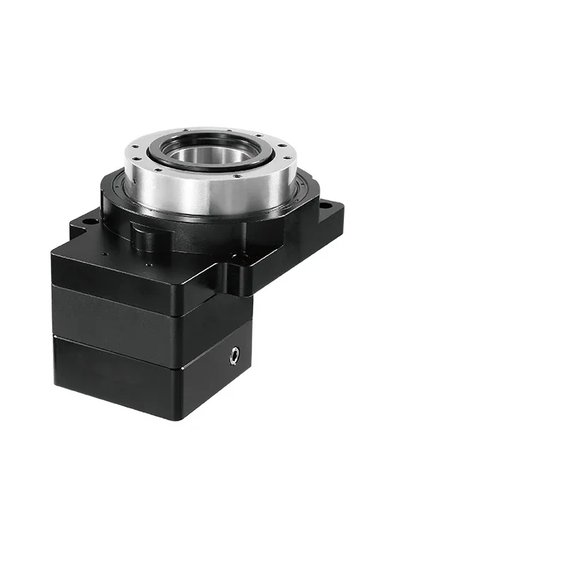 200 turntable precision hollow rotary platform connected to servo stepping high precision planetary gear reducer turntable