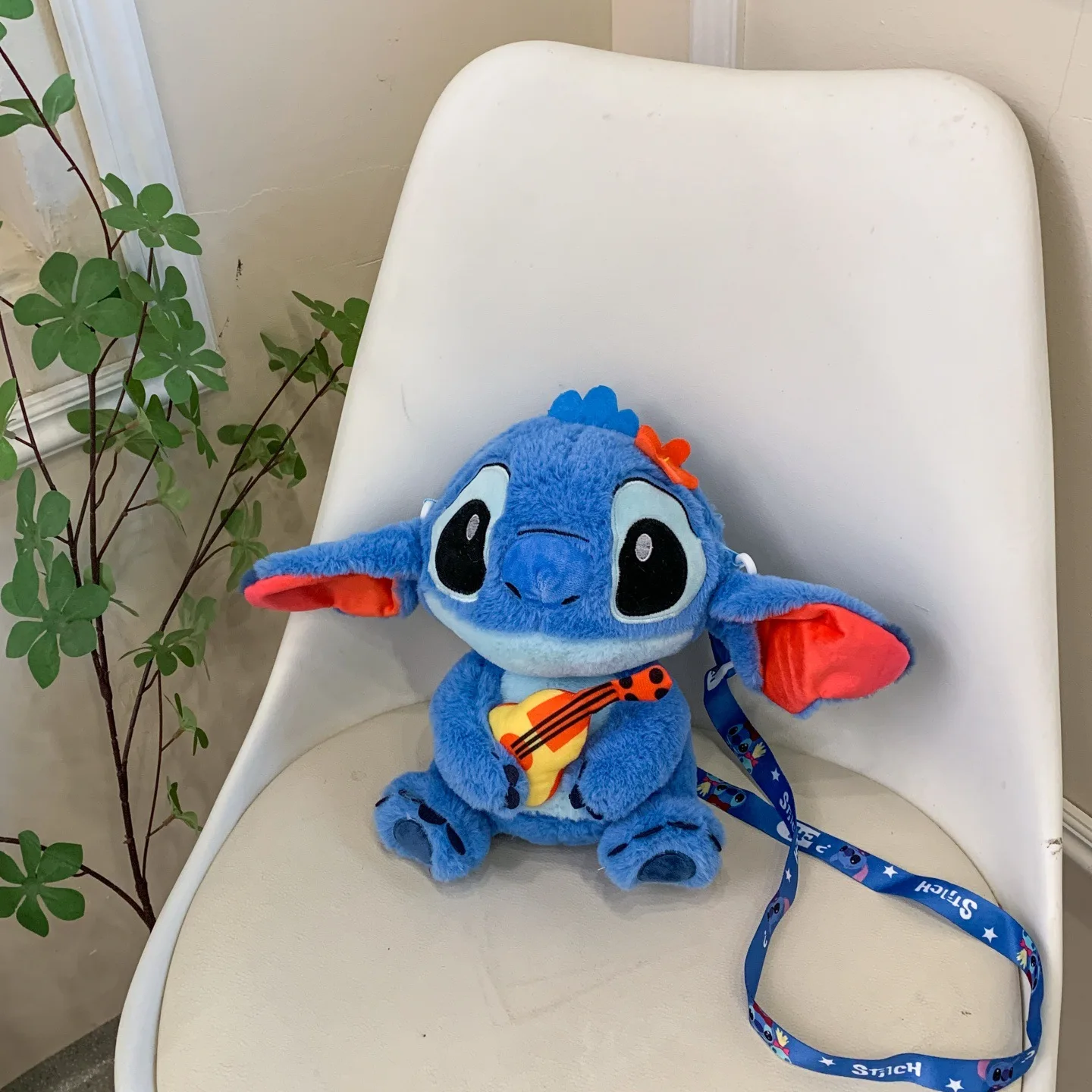 Nowy plecak pluszowy Stitch 30 cm, kreskówkowy anime, duża pojemność, plecak szkolny z pluszową lalką, torba do przedszkola, prezent urodzinowy dla dziecka