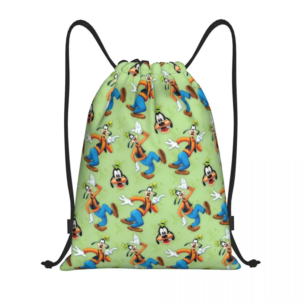 

Custom Funny Goofy Drawstring Bag for Training Yoga Backpacks Women Men Cartoon Donald Duck Sports Gym Sackpack