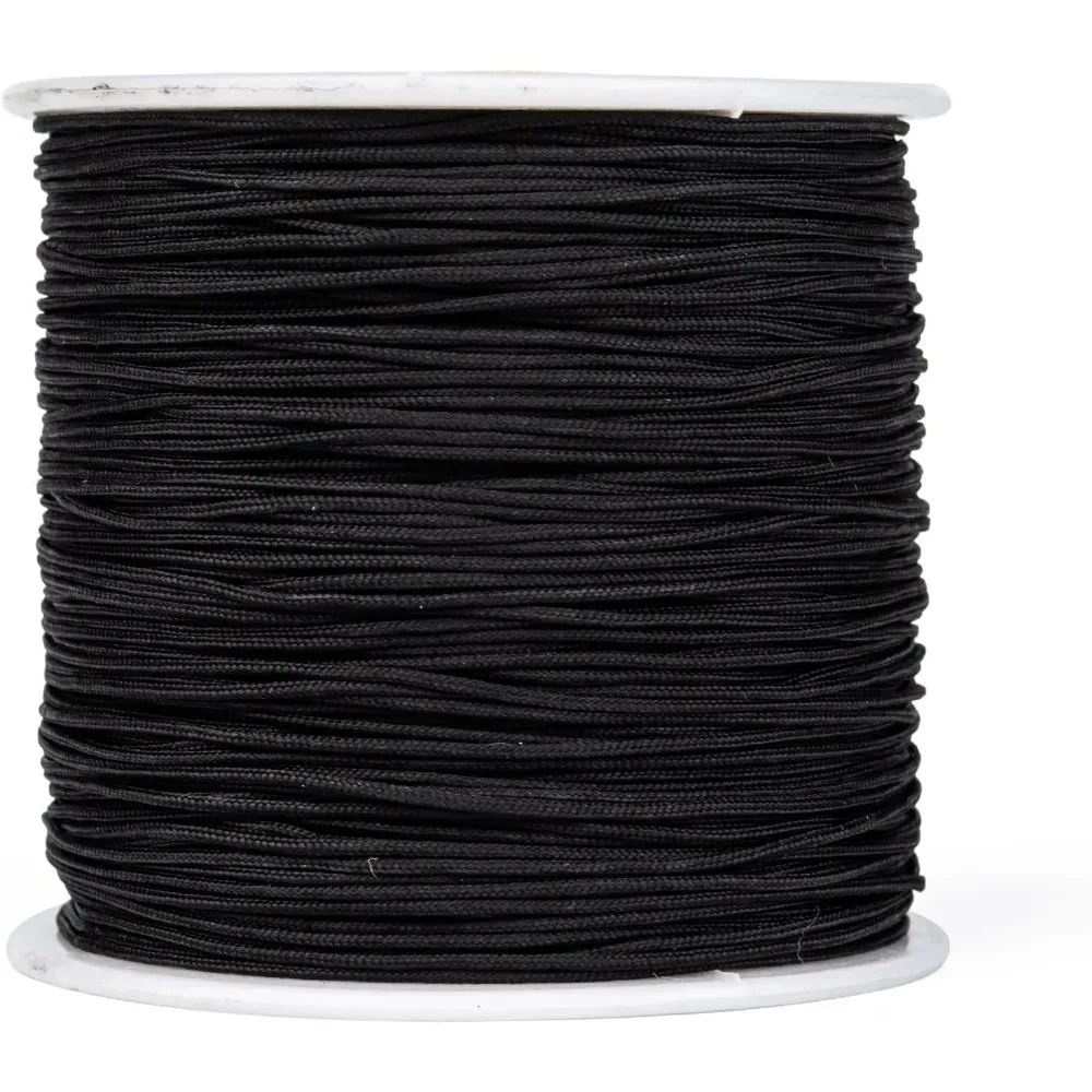 

Нейлоновые нитки 98,42 ярда, нейлоновая нить 1 мм, китайский шнур для завязывания узлов, уличная веревка для изготовления браслетов своими руками, ювелирных изделий