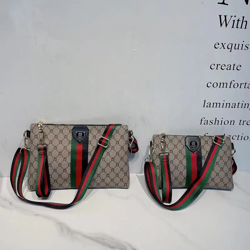 حقيبة كروس غير رسمية عالمية جديدة للرجال والنساء حقيبة يد عصرية مطبوعة بكتف واحد حقيبة ركاب متطابقة تمامًا #2