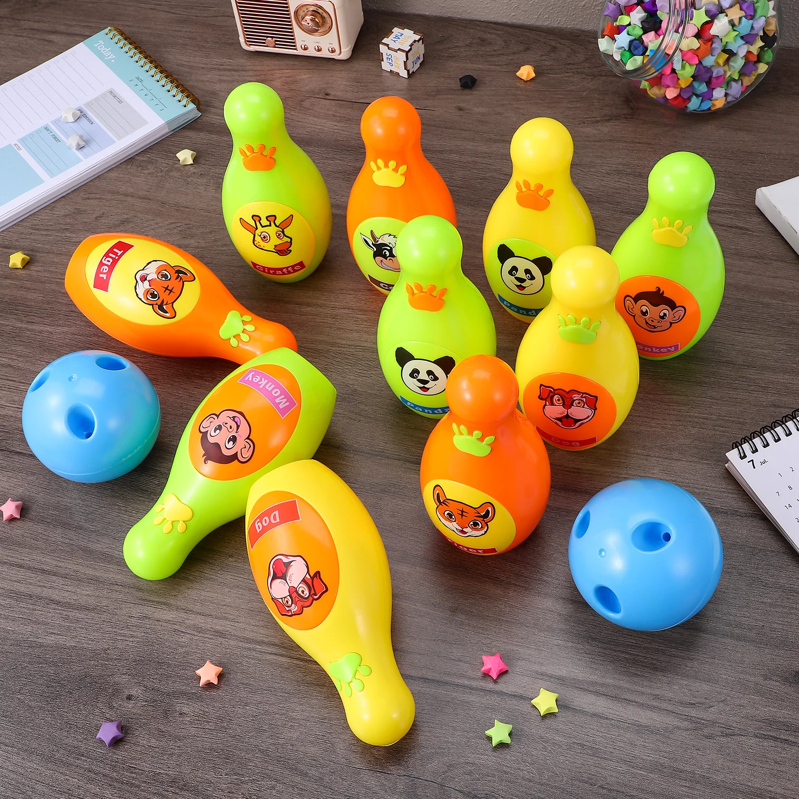 

's Bowling Set Games Halloween Balls for Plastic Toddler