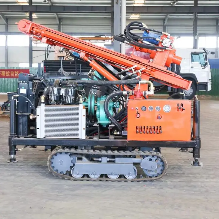 Customized Diesel Powered Portable Rotary Precise Position Deep Drilling Deep Water Well Drilling Rig