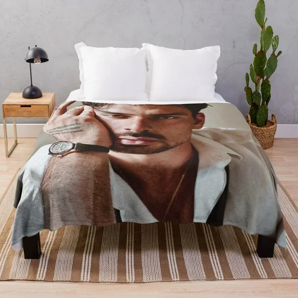 

michele morrone Throw Blanket Luxurious Soft Blanket Holiday Gift for Family