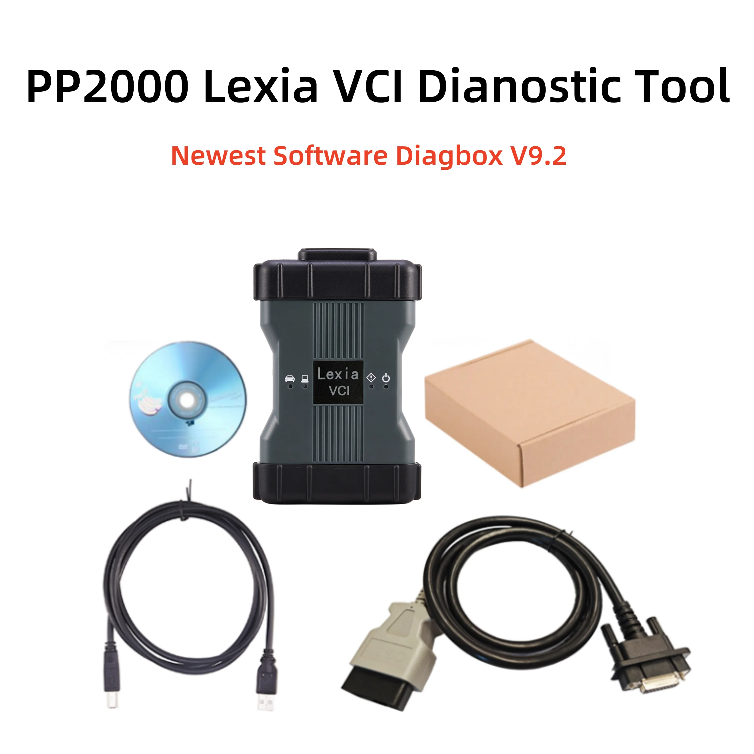 Best PP2000 Lexia 3 Dianostic Tool with Newest Software Diagbox V9.2 Support Online Programming Car Diagnostic Tool