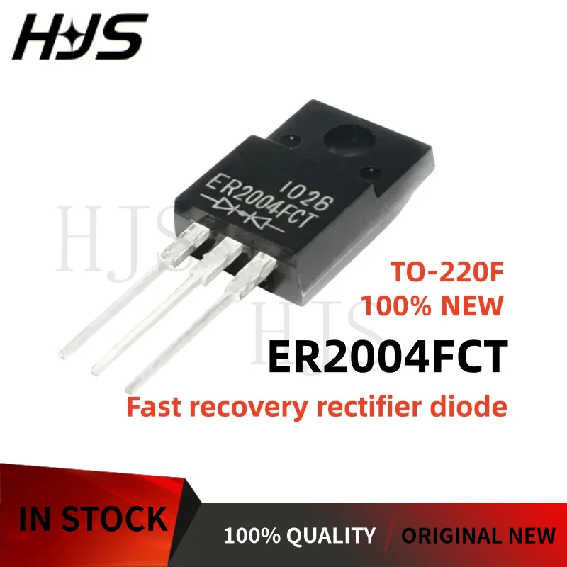 10/20/30PCS ER2004FCT ER2004 2004FCT TO-220F 400V 20A Fast recovery rectifier diode NEW In Stock