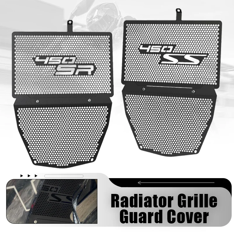

For CFMOTO 450SR 450SS 450 SR/SS 2023 2022 2024 Motorcycle CNC Radiator Grill Guard oil cooler Guard Protection Cover Set