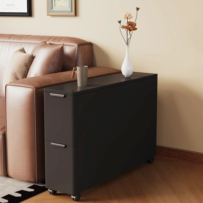 

Crack storage cabinet, a few cabinets on the side of the sofa, light luxury small edge, a few bedside corners, a very narrow liv