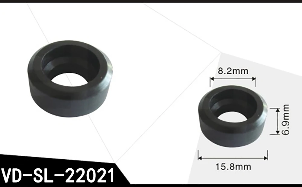 Wholesale 1000pcs Fuel Injector Rubber Seals For Multiport Fuel Injector Repair Kits 15.8*8.2*6.9mm VD-SL-22021