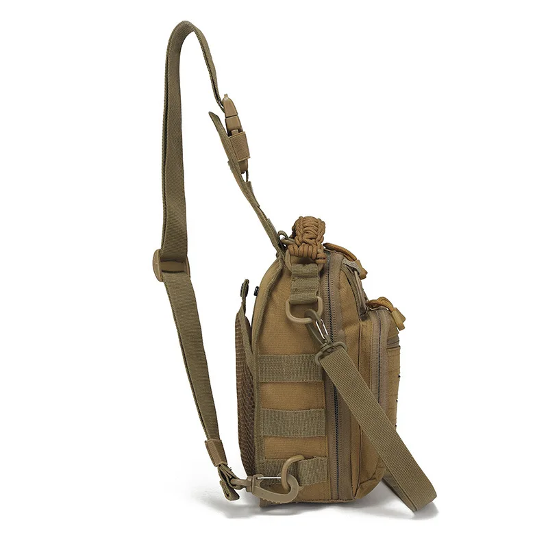 Men Cross body Shoulder Chest Bag Sling Backpack Travel Outdoor Sports Climb Military Laser punching Male Messenger Side Bag