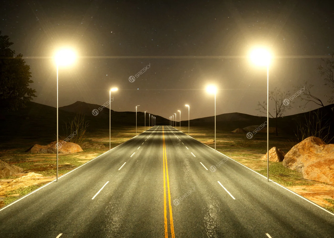 Light 60w Luci Led Solar for Street Lighting 2026 New High Quality Street