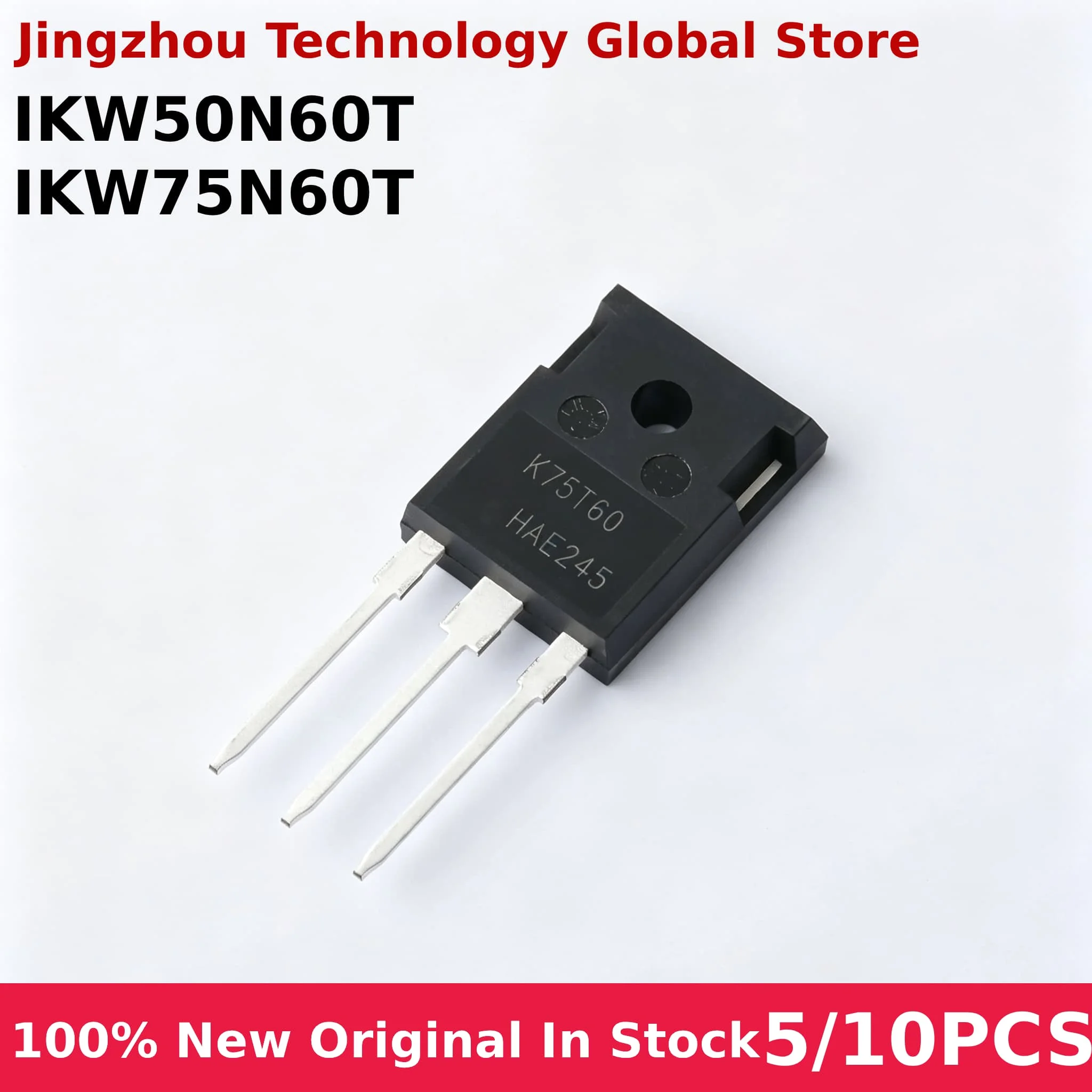 5/10PCS K50T60 IKW50N60T 50N60 K75T60 IKW75N60T 75N60 TO-247 IGBT transistor 100% New Chip Wholesale