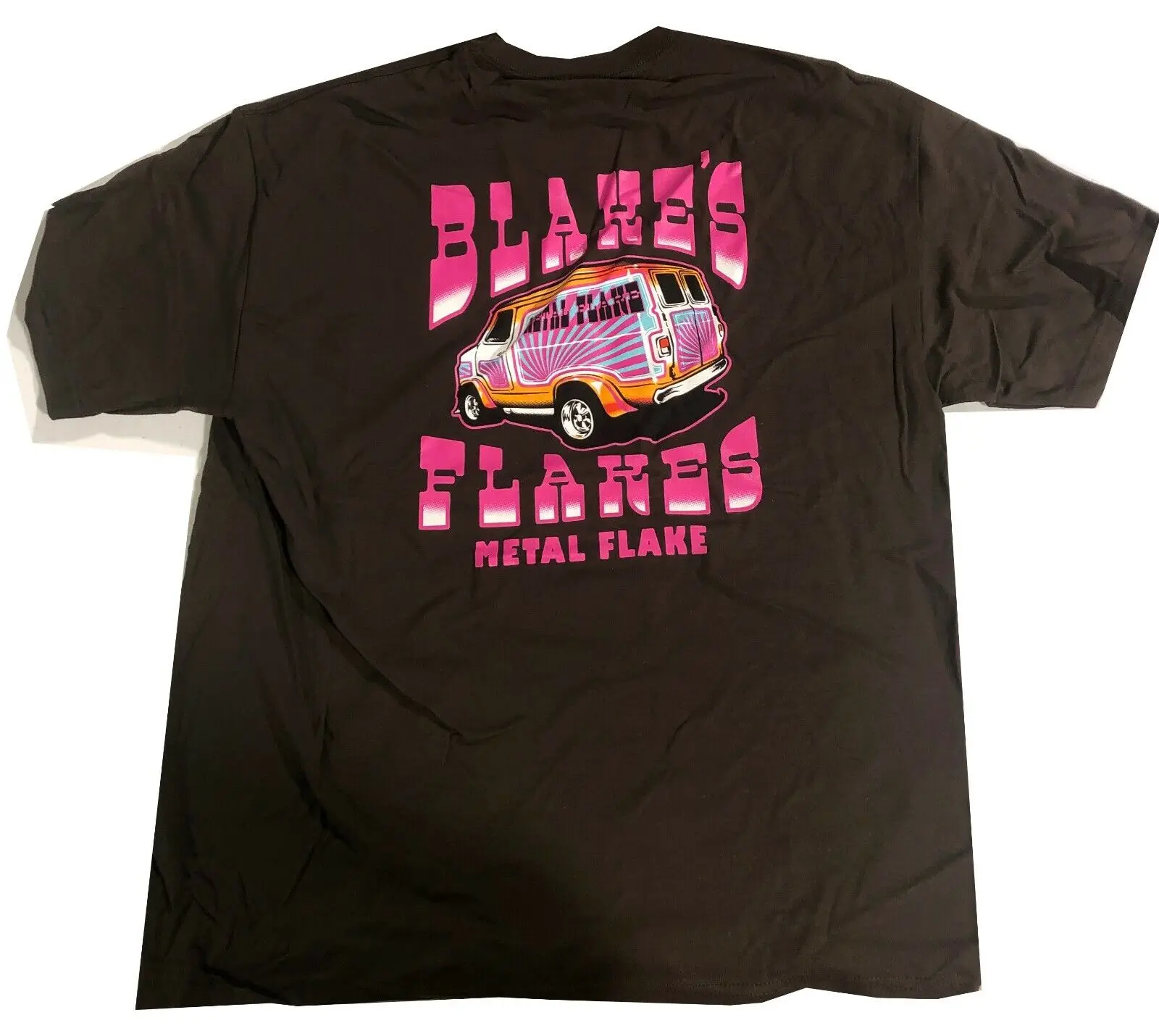 Blake's Flakes Metal Flake T-shirt Dark Brown