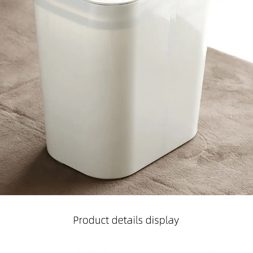 

Dual Compartment Trash Can Covered Waste Bin Dry Wet Classified Garbage Container Plastic Household Kitchen Bathroom Trash