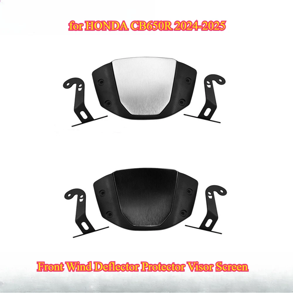 

motobike for HONDA CB650R 2024-2025 Front Wind Deflector Protector Visor Screen CB 650 R Motorcycle Sports Windshield