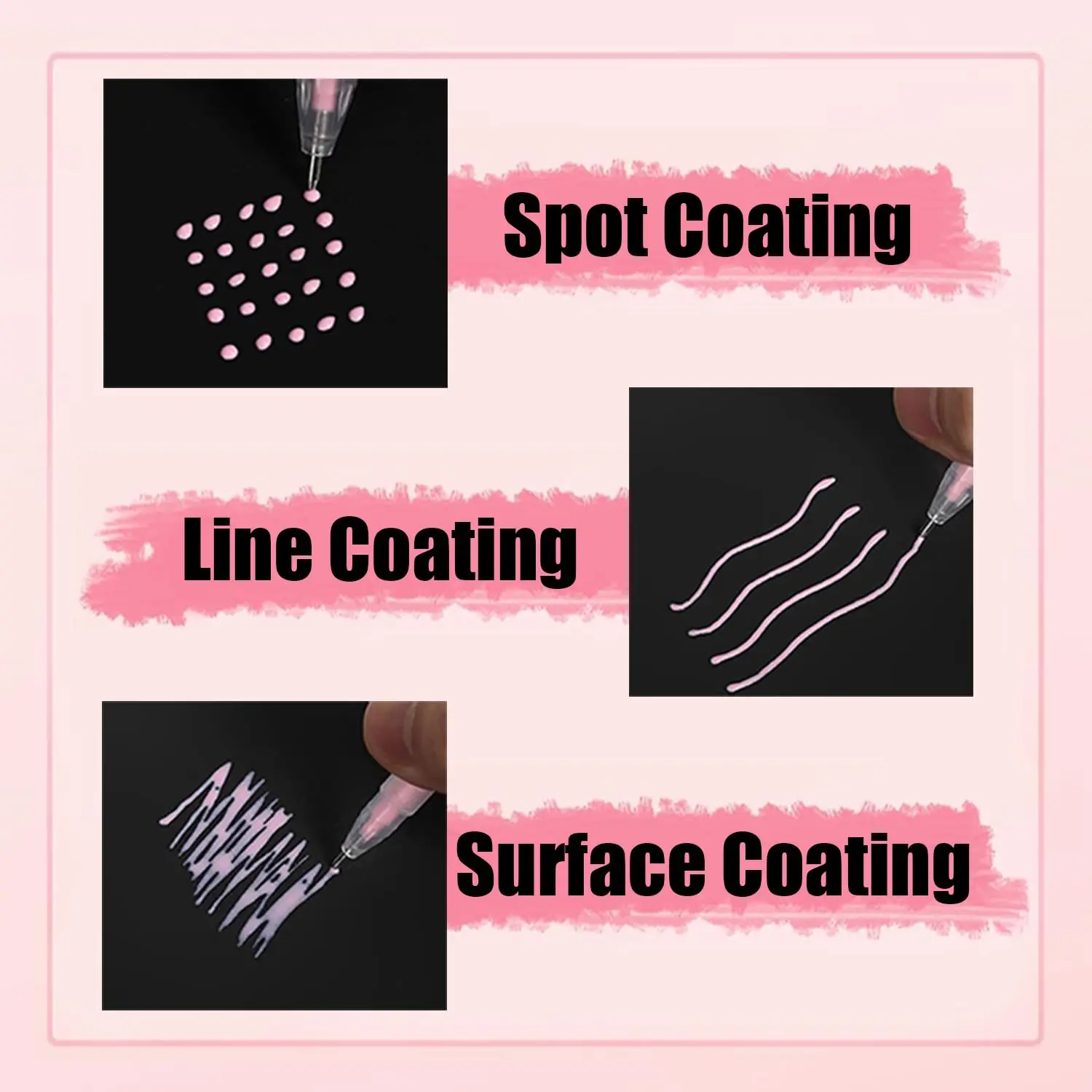 12PCS Quick Drying Color Spot Glue Pen,Quick Dry Scrapbook Glue Pen for Crafting,Suitable for Scrapbooking