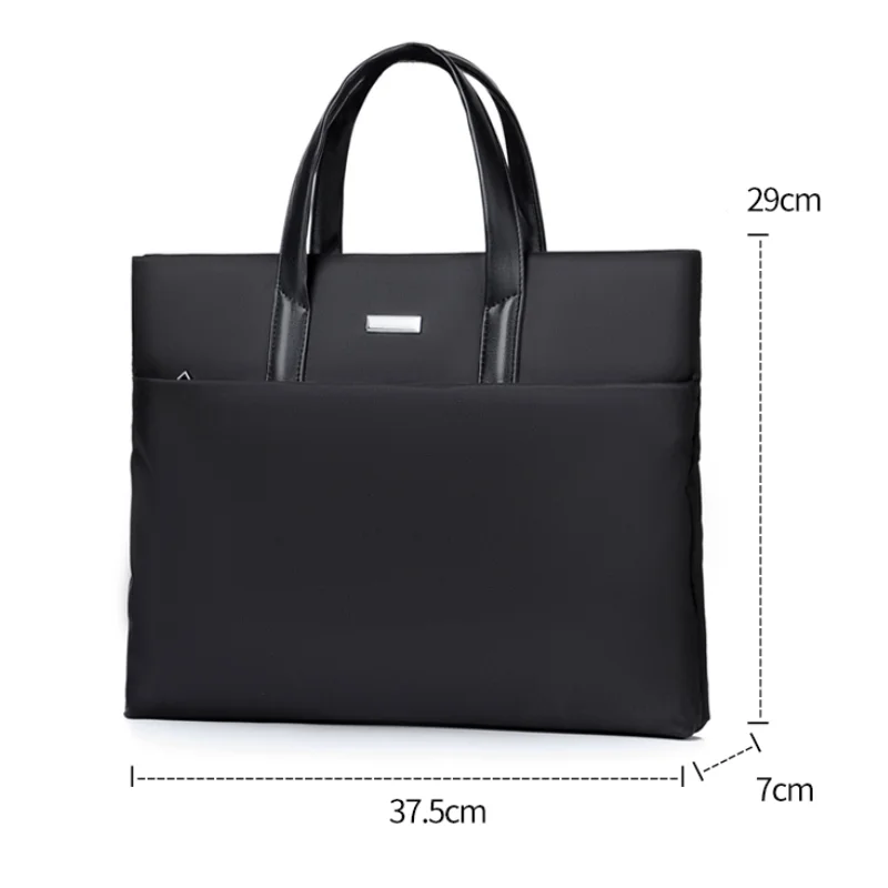Laptop Office Tote Bag Multi Size Hand Briefcase Business Work Large Capacity Partition Universal Laptop - view 6