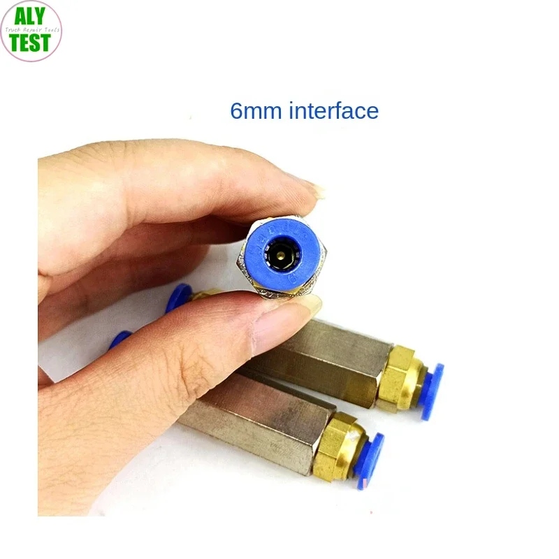 Aly Test Metal Connector 6mm Piezo Injector  One-way  Tool   Return Oil