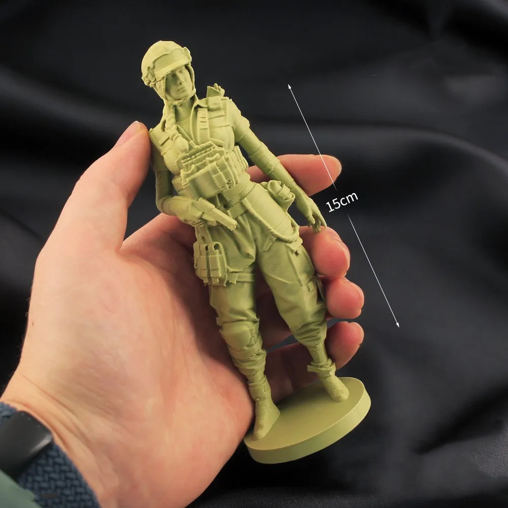 15cm/5.91in Delta Force 3D-Printed Character Cosplay Models Game Peripheral Figurines Desktop Ornament Boy Toy Gifts view 3