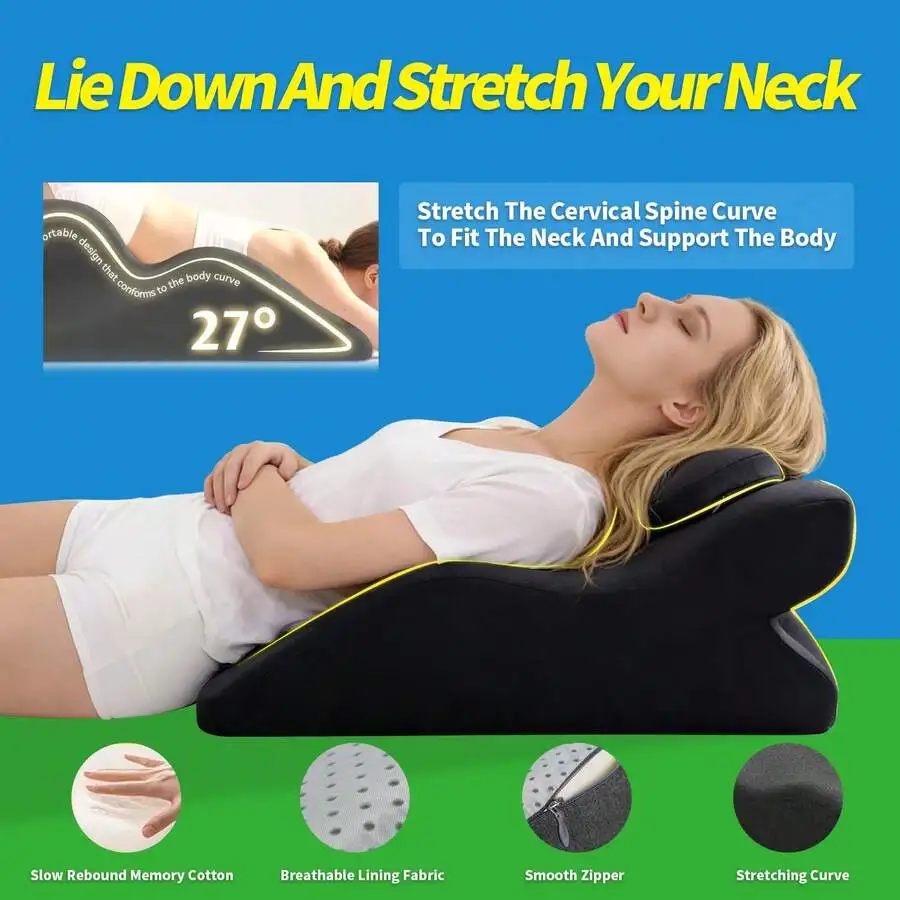 Multi-Functional Leg Pillow/Lying-Down Pillow/Waist Support Pillow: It Enables Relaxation In The Office Or At Home, For Treating