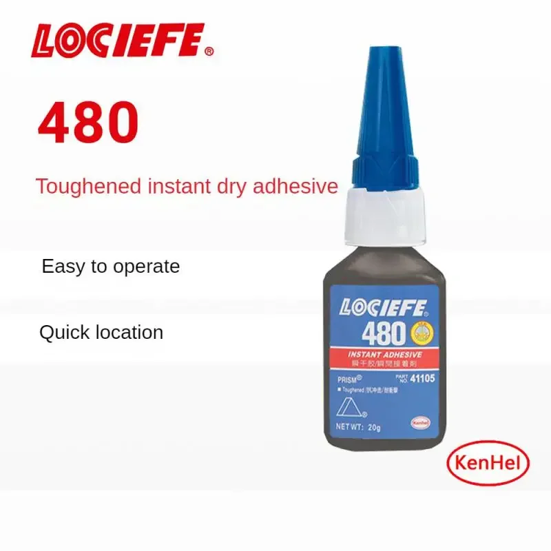 Reinforced Industrial Metal Strong Stick Wood Quick-drying Glue Widely Used Quick-drying Agent 480 Instant Glue 20ml PVC Rubber