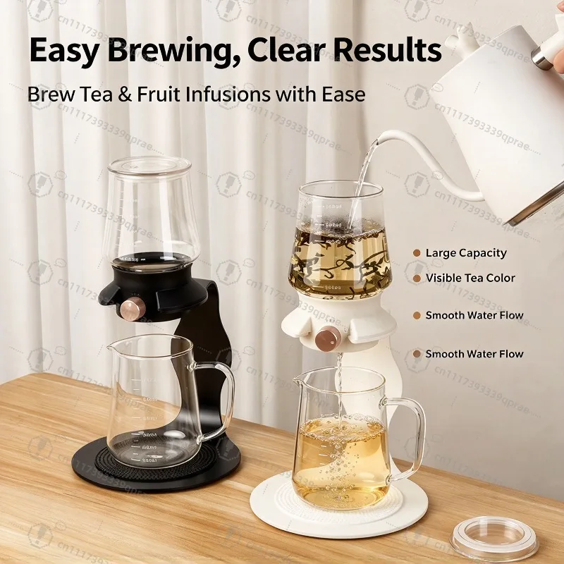 Glass Tea Separator Pot Cold Brew Ice Drip Teapot New Chinese Style Home Tea Maker