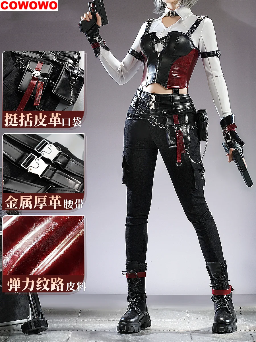 

COWOWO Love And Deepspace Heroine Battle Suit Women Cosplay Costume Cos Game Anime Party Uniform Hallowen Play Role Clothes